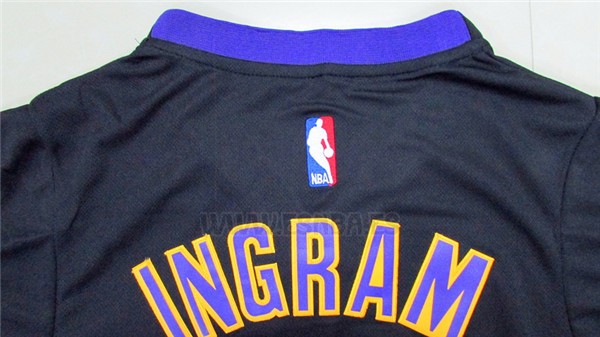Camiseta Manga Corta Los Angeles Lakers Brandon Ingram #14 Negro